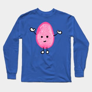 Pinky Finger Print Isn't So Sure Long Sleeve T-Shirt